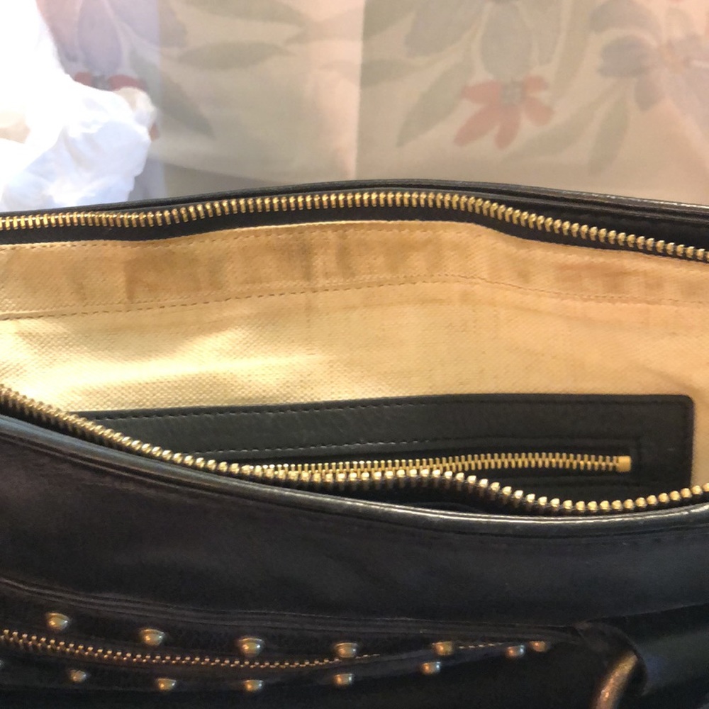 Michael Kors Womens Leather Studded Shoulder Handbag 17”x10”, 9” drop - Picture 11 of 14